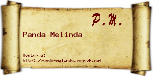 Panda Melinda névjegykártya